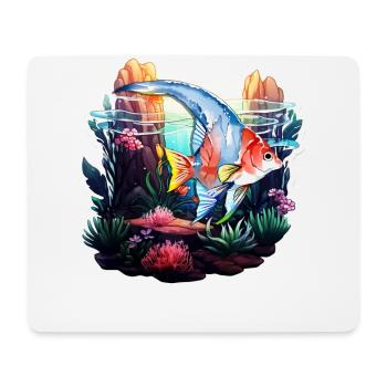 Skalar - Mousepad (Querformat) - Weiß - Vorne