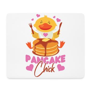 Pancake Lover Kids Chicken Girl - Mousepad (Querformat) - Weiß - Vorne