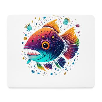 Angelfish - Tapis de souris (format paysage) - blanc - Devant
