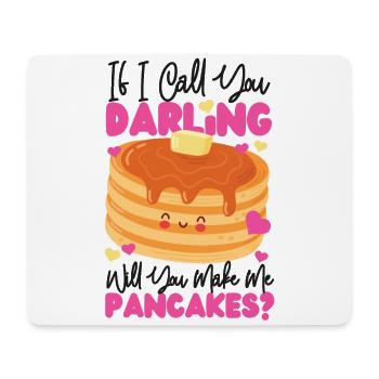 Pancake Lover Kids If I Call You - Mousepad (Querformat) - Weiß - Vorne