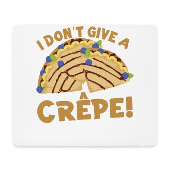 Pancake Lover Kids Pun I Don't - Mouse Pad (horizontal) - white - Front