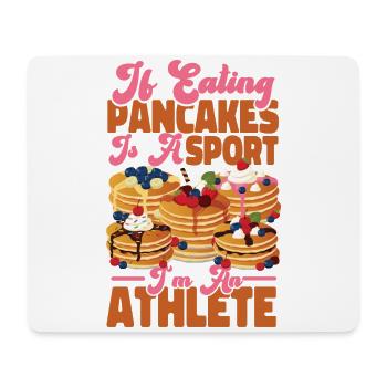 Pancake Lover Kids If Eating - Mousepad (Querformat) - Weiß - Vorne