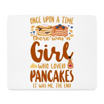 Pancake Lover Kids Fille Once Upon - Tapis de souris (format paysage) - blanc - Devant