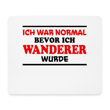 Wanderer Spruch Outdoor Lustiges Wandern Geschenk - Mousepad (Querformat) - Weiß - Vorne
