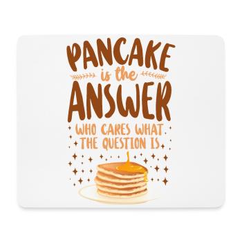 Pancake Lover Kids Pancake Is The - Mouse Pad (horizontal) - white - Front