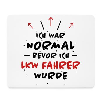 LKW Fahrer Spruch Job Lustiges LKW Fahrer Geschenk - Mousepad (Querformat) - Weiß - Vorne