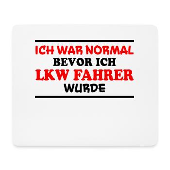 LKW Fahrer Spruch Job Lustiges LKW Fahrer Geschenk - Mousepad (Querformat) - Weiß - Vorne
