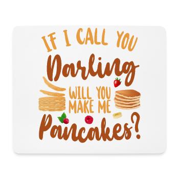 Pancake Lover Kids If I Call You - Mousepad (Querformat) - Weiß - Vorne