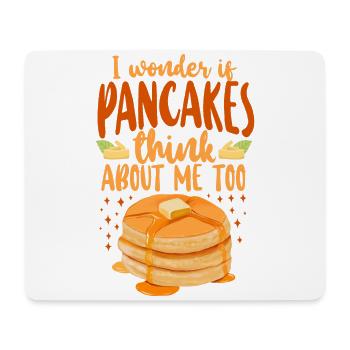 Pancake Lover Kids I Wonder If - Mousepad (Querformat) - Weiß - Vorne