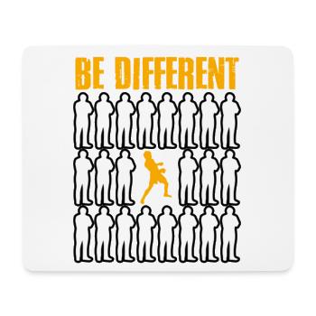 Sei anders Boxen - Mousepad (Querformat) - Weiß - Vorne