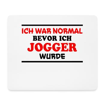 Jogger Spruch Fun Laufen Lustiges Jogging Geschenk - Mousepad (Querformat) - Weiß - Vorne
