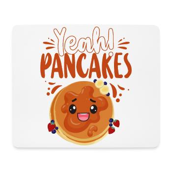 Pancake Lover Kids yes! Pancakes - Mouse Pad (horizontal) - white - Front