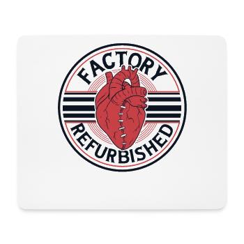 Greffe de cathéter remise à neuf en usine ouverte - Tapis de souris (format paysage) - blanc - Devant