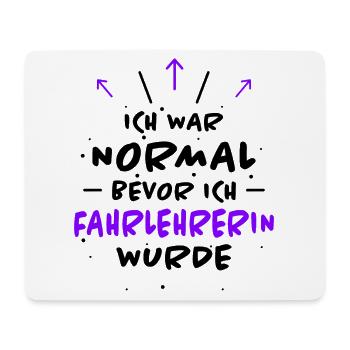 Fahrlehrerin Fahrschule Witz Fahrlehrerin Geschenk - Mousepad (Querformat) - Weiß - Vorne