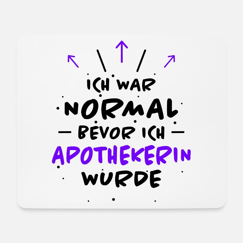 Apothekerin Spruch Apotheke Apothekerin Geschenk - Mousepad (Querformat) - Weiß