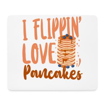 Les enfants amoureux des crêpes que j’adore - Tapis de souris (format paysage) - blanc - Devant
