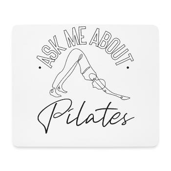 Pilates Instructor Teacher Ask Me - Mousepad (Querformat) - Weiß - Vorne