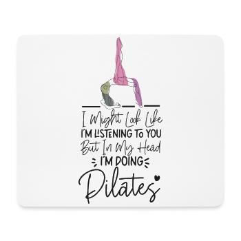 Instructeur de Pilates Professeur Je pourrais - Tapis de souris (format paysage) - blanc - Devant