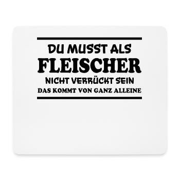 Fleischer Spruch Metzger Lustig Fleischer Geschenk - Mousepad (Querformat) - Weiß - Vorne