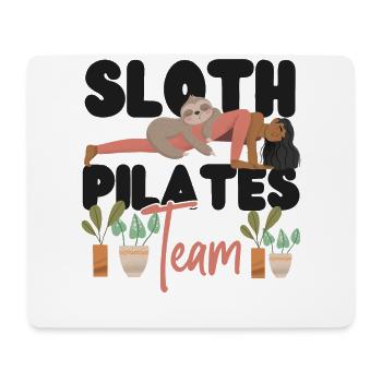 Pilates Instructor Teacher Sloth - Mousepad (Querformat) - Weiß - Vorne