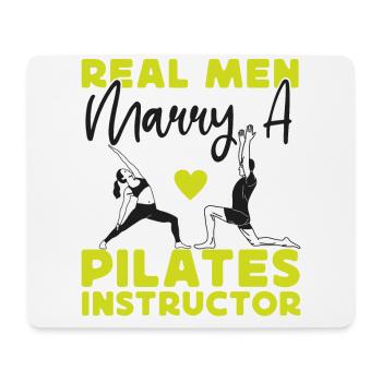 Pilates Instructor Teacher Husband - Mousepad (Querformat) - Weiß - Vorne