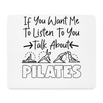 Instructeur de Pilates Professeur Si vous - Tapis de souris (format paysage) - blanc - Devant