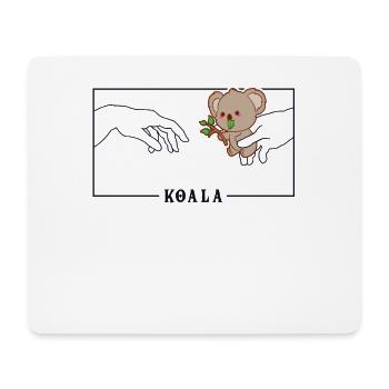 Michelangelo Creation of Adam Koala Koalabear - Mouse Pad (horizontal) - white - Front