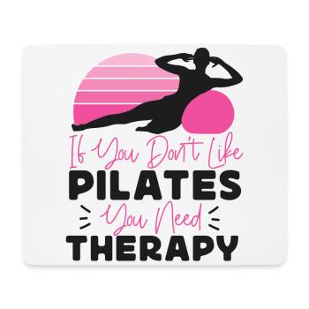 Instructeur de Pilates Professeur Rétro - Tapis de souris (format paysage) - blanc - Devant