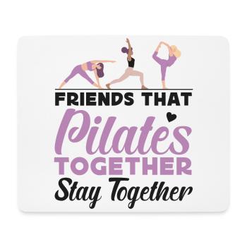 Pilates Instructor Teacher Friends - Mousepad (Querformat) - Weiß - Vorne