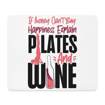 Pilates Instructor Teacher Wine If - Mousepad (Querformat) - Weiß - Vorne