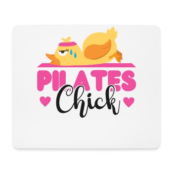 Instructeur de Pilates Professeur de poulet - Tapis de souris (format paysage) - blanc - Devant
