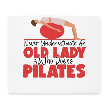 Pilates Instructor Teacher Grandma - Mousepad (Querformat) - Weiß - Vorne