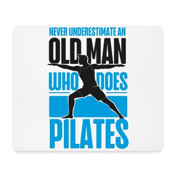 Pilates Instructor Teacher Grandpa - Mousepad (Querformat) - Weiß - Vorne