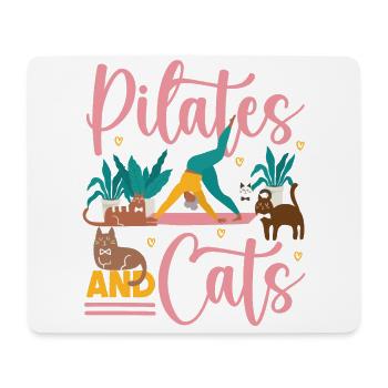 Pilates Instructor Teacher Cat - Mousepad (Querformat) - Weiß - Vorne