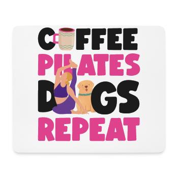 Pilates Instructor Teacher Coffee - Mouse Pad (horizontal) - white - Front