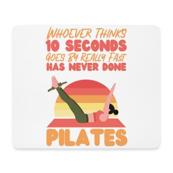 Instructeur de Pilates Professeur Rétro - Tapis de souris (format paysage) - blanc - Devant