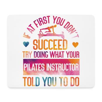 Pilates Instructor Teacher - Mousepad (Querformat) - Weiß - Vorne
