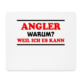 Angler Spruch Fische Angeln Meer Angler Geschenk - Mousepad (Querformat) - Weiß - Vorne