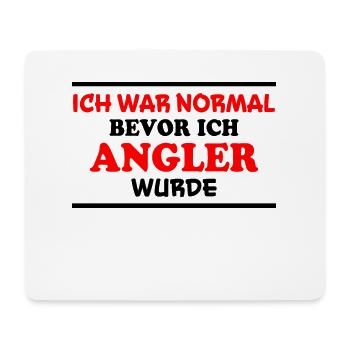 Angler Spruch Fische Angeln Meer Angler Geschenk - Mousepad (Querformat) - Weiß - Vorne
