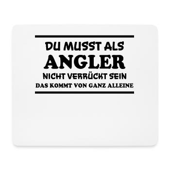 Angler Spruch Fische Angeln Meer Angler Geschenk - Mousepad (Querformat) - Weiß - Vorne
