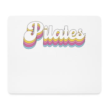 Instructeur de Pilates Professeur Rétro - Tapis de souris (format paysage) - blanc - Devant