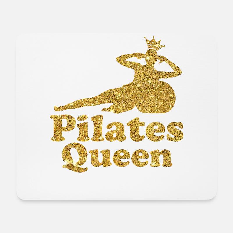 Instructeur de Pilates Professeur de Pilates - Tapis de souris (format paysage) - blanc