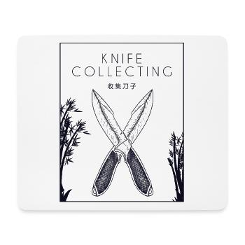 Couteau de collecte de couteau chinois Hanzi Couteau de restauration - Tapis de souris (format paysage) - blanc - Devant
