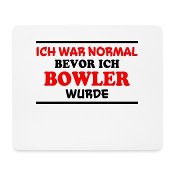 Bowling Spruch Bowlingspieler Witz Bowler Geschenk - Mousepad (Querformat) - Weiß - Vorne