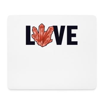 Love Geologist Rockhounding Mineral Collector - Mouse Pad (horizontal) - white - Front