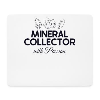 Mineraliensammler aus Leidenschaft Geologe Mineral - Mousepad (Querformat) - Weiß - Vorne