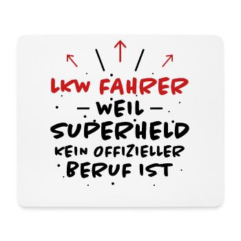 LKW Fahrer Spruch Job Lustiges LKW Fahrer Geschenk - Mousepad (Querformat) - Weiß - Vorne