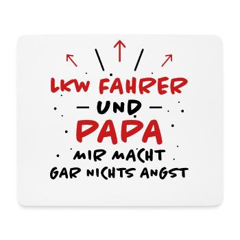 LKW Fahrer Spruch Job Lustiges LKW Fahrer Geschenk - Mousepad (Querformat) - Weiß - Vorne