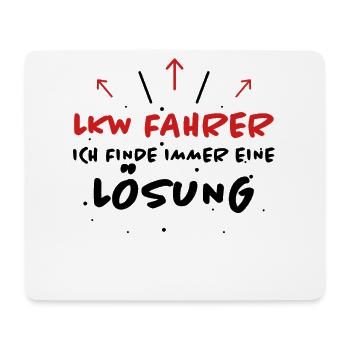 LKW Fahrer Spruch Job Lustiges LKW Fahrer Geschenk - Mousepad (Querformat) - Weiß - Vorne
