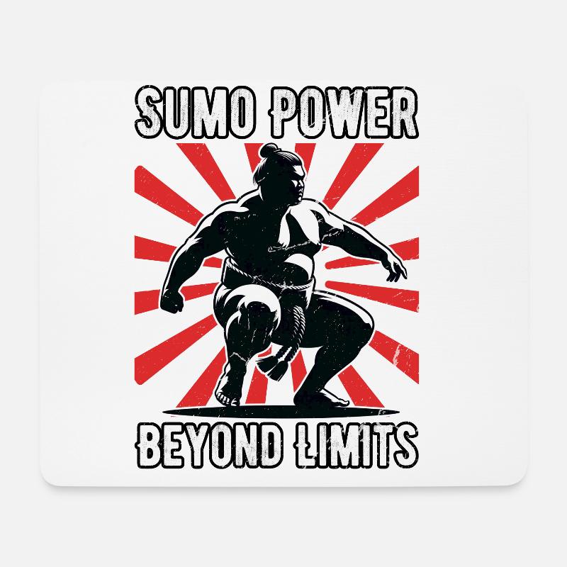 Sumo Power Beyond Limits - Mouse Pad (horizontal) - white